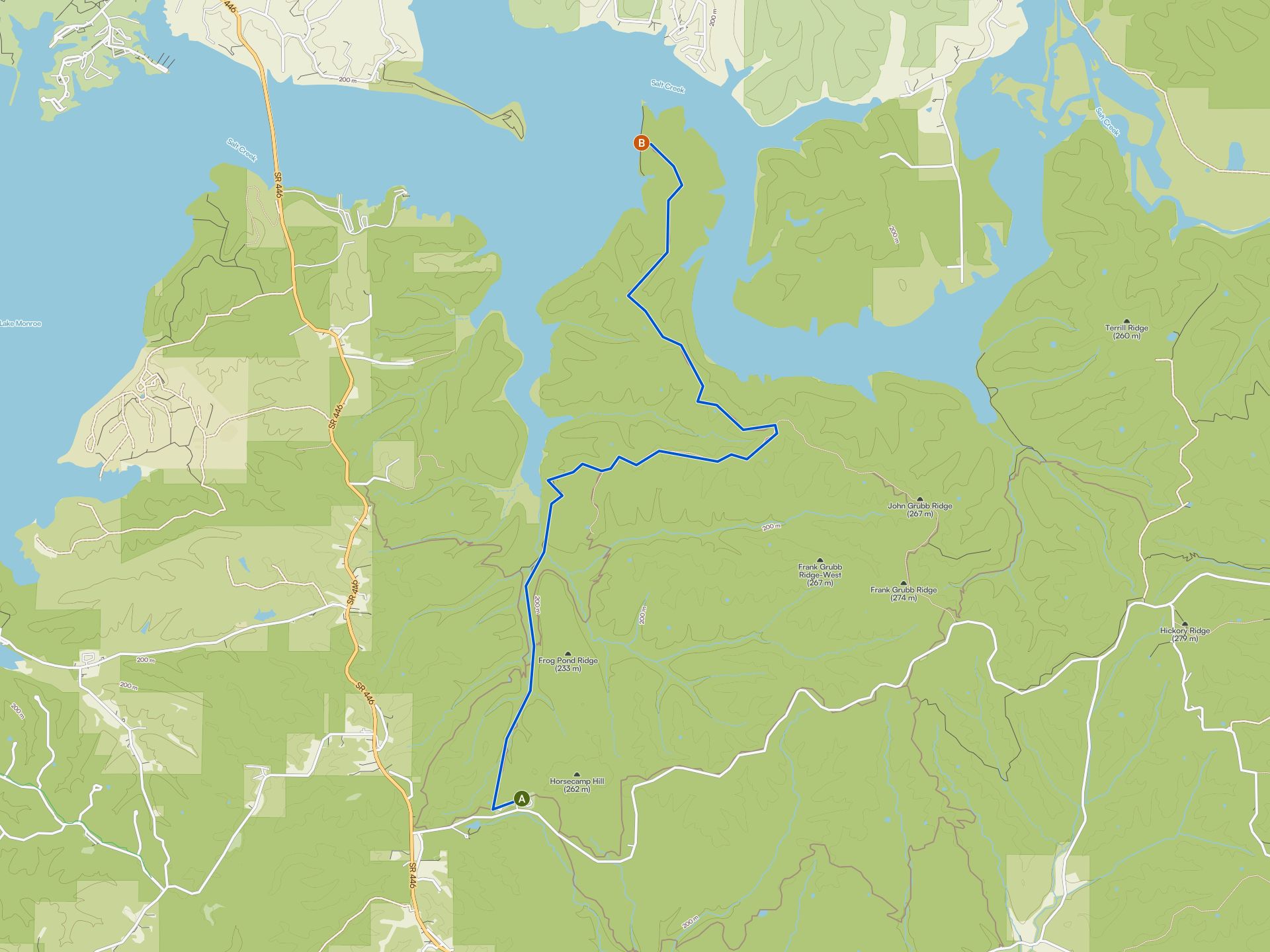The best walks and hikes in Charles C. Deam Wilderness | Komoot